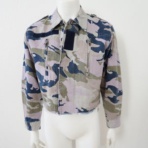 NWT. ZADIG & VOLTAIRE PINK CAMOUFLAGE JACKET